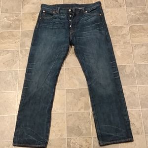 Levi 501 button fly jeans